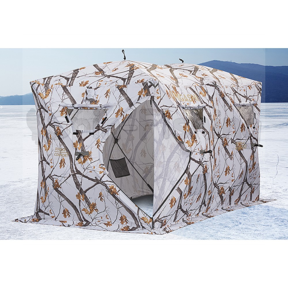 Зимняя палатка HIGASHI Double Winter Camo Comfort (360×180×205)