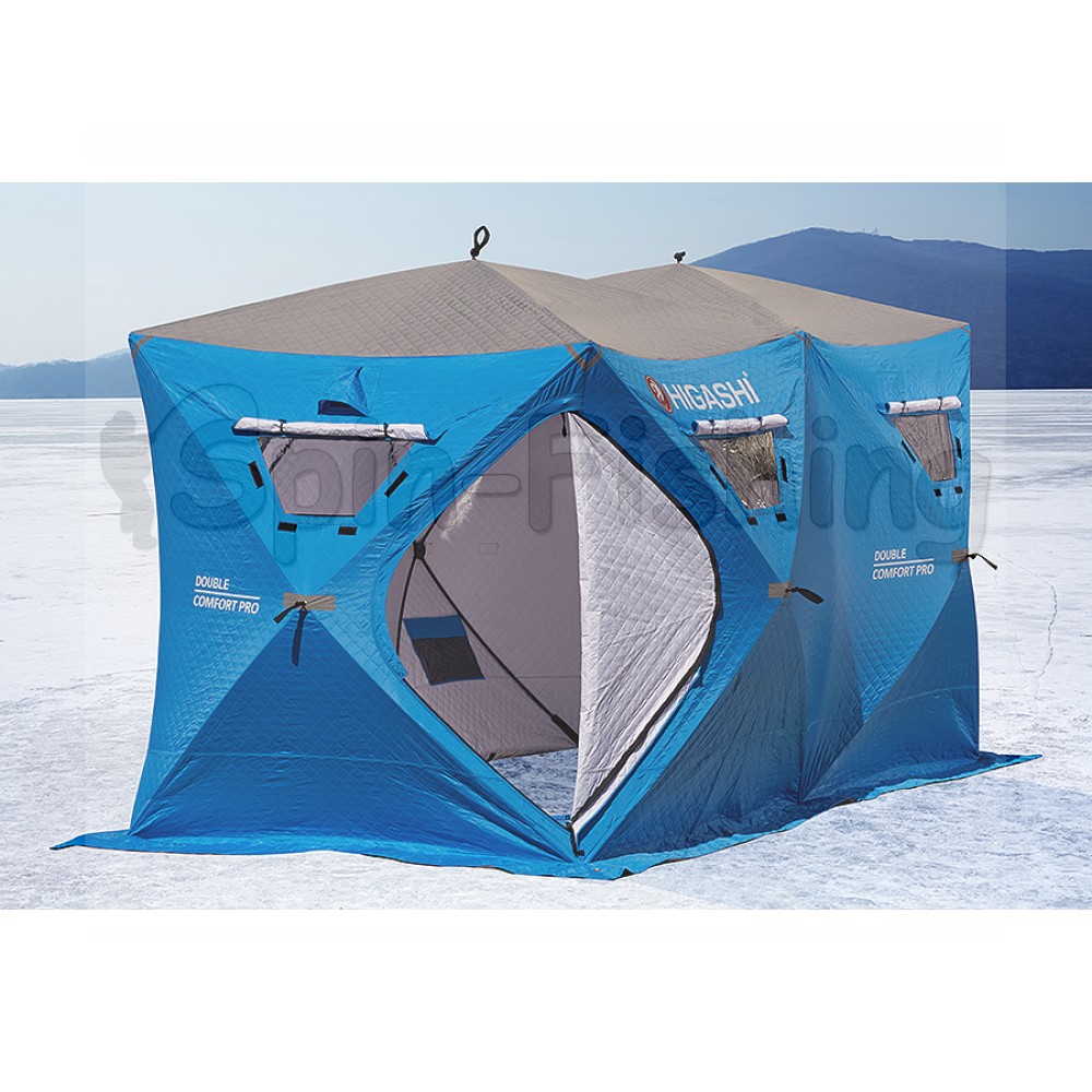 Палатка для зимней рыбалки екатеринбург. Палатка Хигаши Дабл комфорт. Палатка Higashi Double Comfort. Палатка Higashi Comfort Pro DC. Higashi палатка Double Comfort Pro DC.