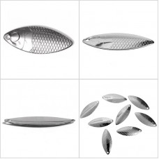 Лепесток, "Рыбка" Silver 40×15 мм