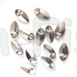 Лепесток IN LINE, "Чешуя", Silver 24х12,5 мм (латунь)
