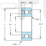 Подшипник NMB L 730 ZZ 3×7×3 мм