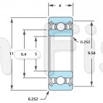 Подшипники NMB L 1150 ZZ, 5x11x4 мм