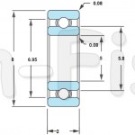 Подшипник NMB L 850 Z 5×8×2 мм