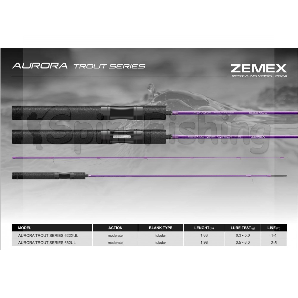 Zemex 24 Aurora Trout 622 XUL 0,3-5,0 гр