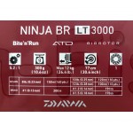 Катушка Daiwa 20 NINJA BR LT 3000 с байтранером + апгрейд ролика
