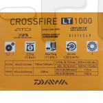 Катушка Daiwa 20 Crossfire LT 1000 + комплект апгрейда ролика л/у