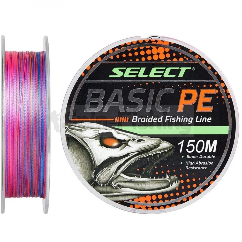 Шнур SELECT BASIC PE 4 (150 м #1,0/0,14 мм) Multicolor