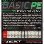 Шнур SELECT BASIC PE 4 (150 м #1,0/0,14 мм) Multicolor