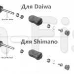Кноб КАРБОН для катушек Daiwa и Shimano 